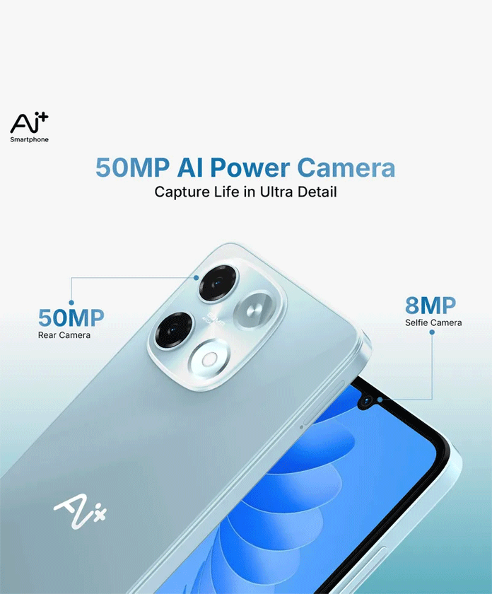Ai+ Nova 2 5G (Blue, 128 GB) (6 GB RAM)